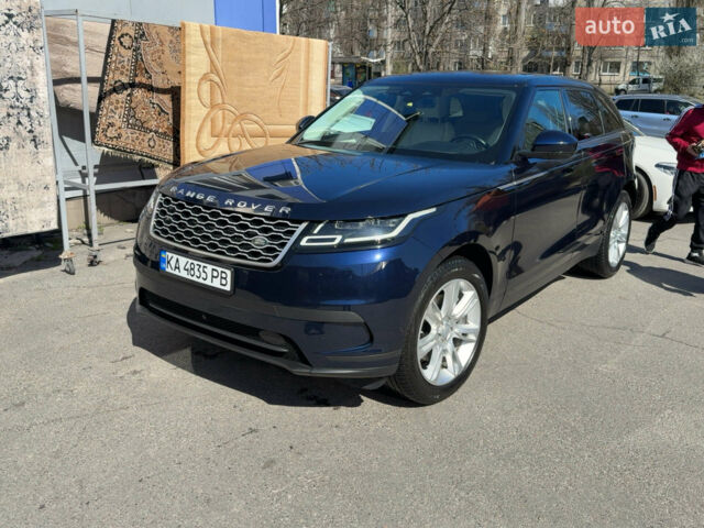 Синий Ленд Ровер Рендж Ровер Велар, объемом двигателя 2 л и пробегом 160 тыс. км за 45000 $, фото 4 на Automoto.ua