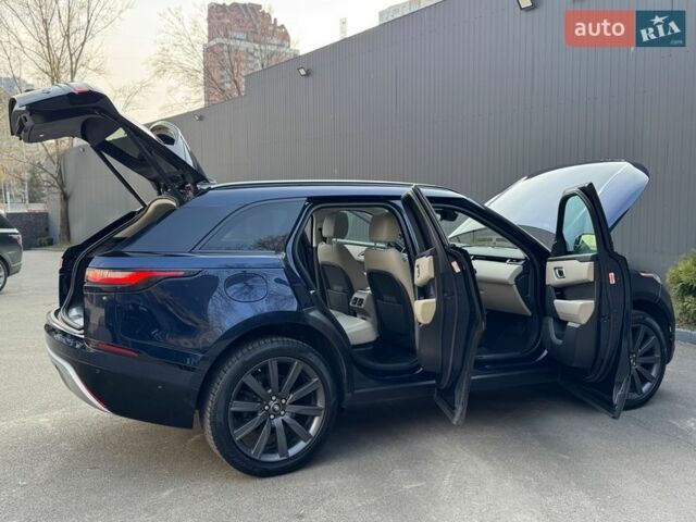 Синий Ленд Ровер Рендж Ровер Велар, объемом двигателя 2 л и пробегом 99 тыс. км за 52800 $, фото 25 на Automoto.ua