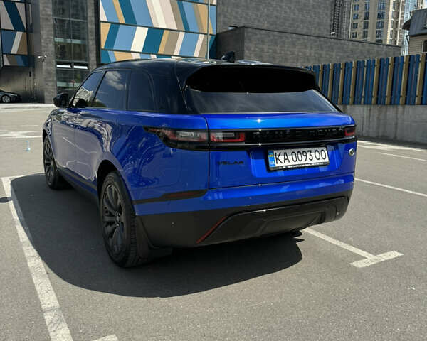 Синий Ленд Ровер Рендж Ровер Велар, объемом двигателя 2 л и пробегом 25 тыс. км за 63000 $, фото 5 на Automoto.ua