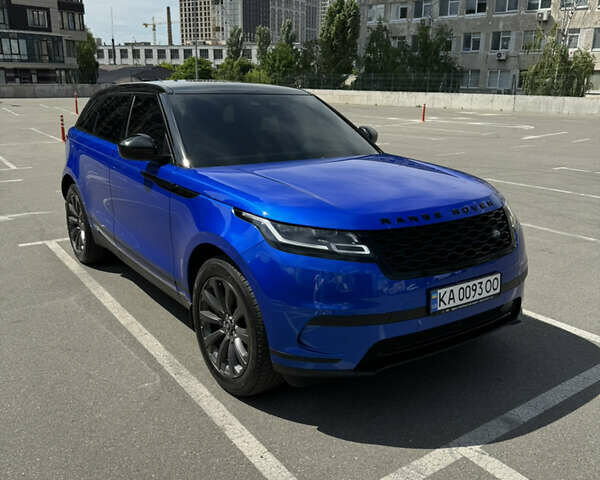 Синий Ленд Ровер Рендж Ровер Велар, объемом двигателя 2 л и пробегом 25 тыс. км за 63000 $, фото 1 на Automoto.ua