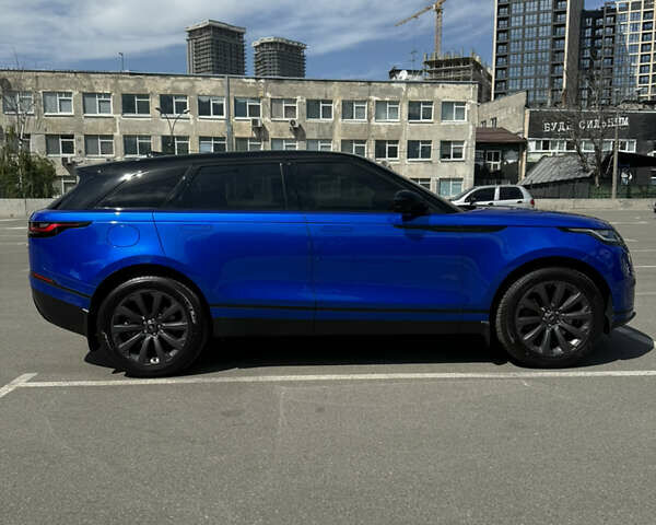 Синий Ленд Ровер Рендж Ровер Велар, объемом двигателя 2 л и пробегом 25 тыс. км за 63000 $, фото 2 на Automoto.ua
