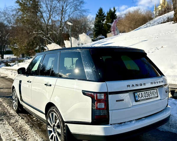 Белый Ленд Ровер Рендж Ровер, объемом двигателя 5 л и пробегом 190 тыс. км за 29000 $, фото 25 на Automoto.ua