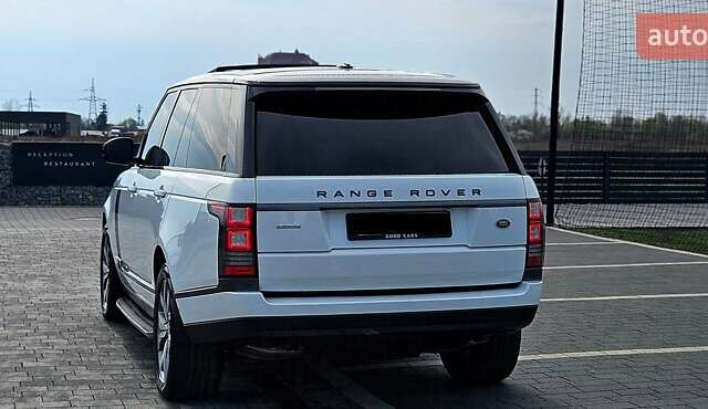 Белый Ленд Ровер Рендж Ровер, объемом двигателя 5 л и пробегом 198 тыс. км за 28500 $, фото 18 на Automoto.ua