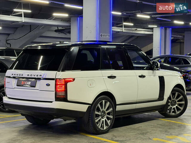 Белый Ленд Ровер Рендж Ровер, объемом двигателя 4.37 л и пробегом 240 тыс. км за 31000 $, фото 12 на Automoto.ua