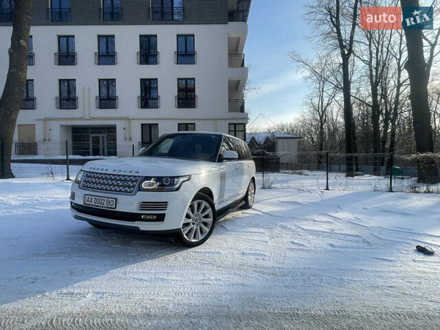 Белый Ленд Ровер Рендж Ровер, объемом двигателя 4.37 л и пробегом 91 тыс. км за 49000 $, фото 1 на Automoto.ua