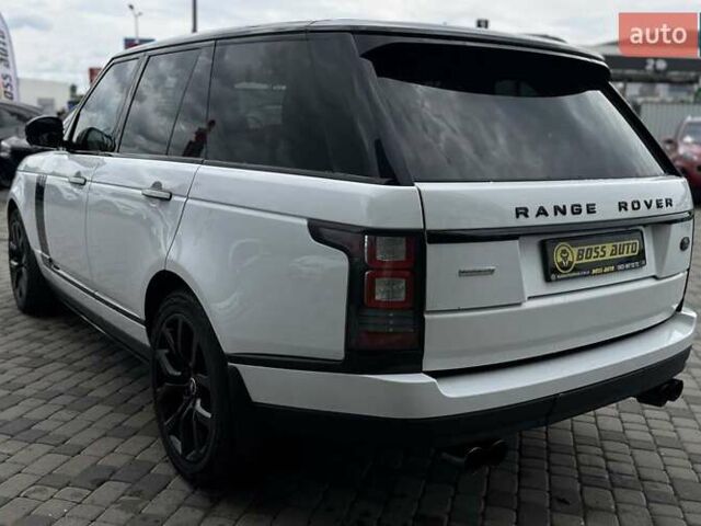 Белый Ленд Ровер Рендж Ровер, объемом двигателя 4.37 л и пробегом 175 тыс. км за 35000 $, фото 4 на Automoto.ua