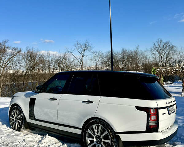 Белый Ленд Ровер Рендж Ровер, объемом двигателя 5 л и пробегом 190 тыс. км за 29000 $, фото 19 на Automoto.ua