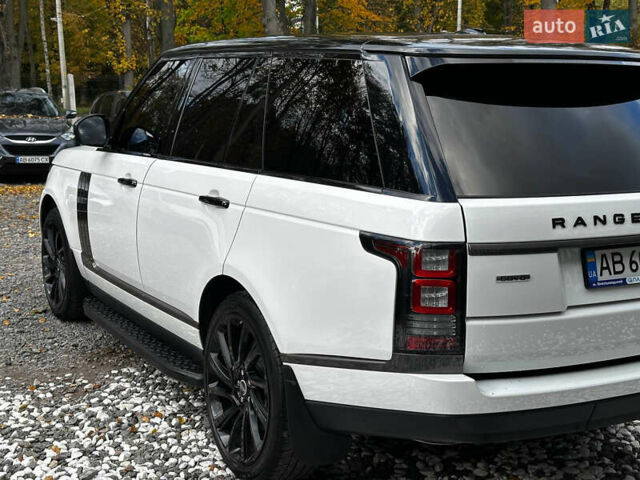 Белый Ленд Ровер Рендж Ровер, объемом двигателя 4.37 л и пробегом 180 тыс. км за 32000 $, фото 11 на Automoto.ua