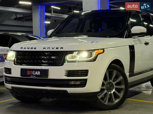 Белый Ленд Ровер Рендж Ровер, объемом двигателя 4.37 л и пробегом 240 тыс. км за 31000 $, фото 9 на Automoto.ua