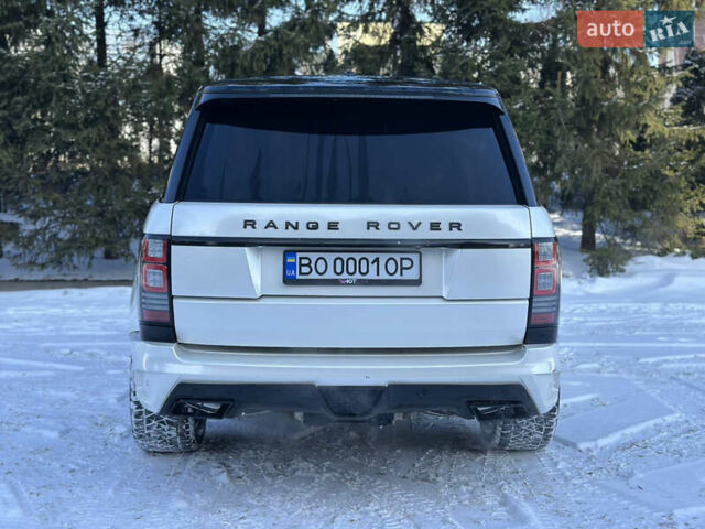 Белый Ленд Ровер Рендж Ровер, объемом двигателя 3 л и пробегом 201 тыс. км за 27900 $, фото 11 на Automoto.ua