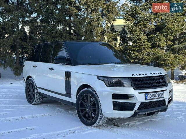 Белый Ленд Ровер Рендж Ровер, объемом двигателя 3 л и пробегом 201 тыс. км за 27900 $, фото 1 на Automoto.ua