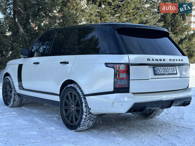 Белый Ленд Ровер Рендж Ровер, объемом двигателя 3 л и пробегом 201 тыс. км за 27900 $, фото 10 на Automoto.ua