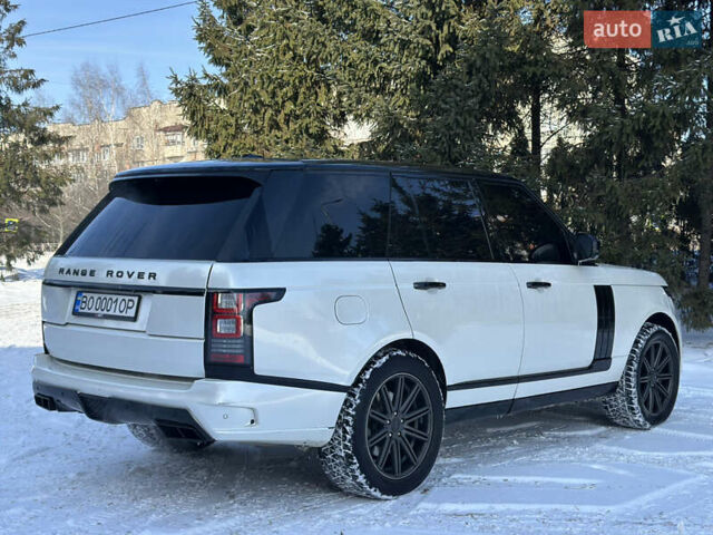 Белый Ленд Ровер Рендж Ровер, объемом двигателя 3 л и пробегом 201 тыс. км за 27900 $, фото 12 на Automoto.ua
