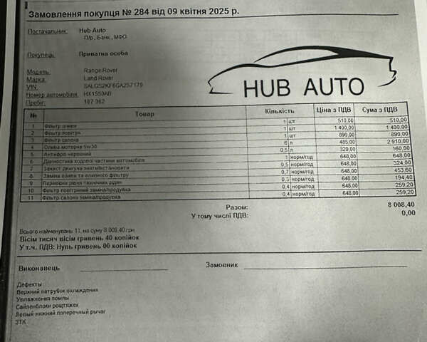 Белый Ленд Ровер Рендж Ровер, объемом двигателя 2.99 л и пробегом 205 тыс. км за 39950 $, фото 42 на Automoto.ua