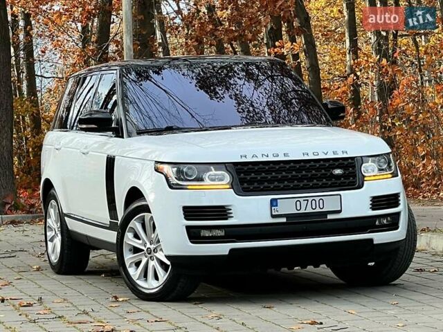 Белый Ленд Ровер Рендж Ровер, объемом двигателя 3 л и пробегом 197 тыс. км за 34999 $, фото 2 на Automoto.ua
