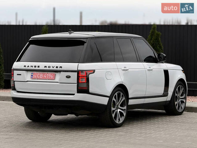 Білий Ленд Ровер Рендж Ровер, об'ємом двигуна 3 л та пробігом 205 тис. км за 38500 $, фото 9 на Automoto.ua