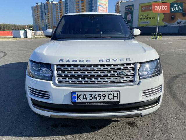 Білий Ленд Ровер Рендж Ровер, об'ємом двигуна 3 л та пробігом 80 тис. км за 63216 $, фото 3 на Automoto.ua