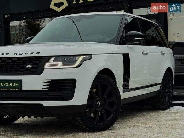 Белый Ленд Ровер Рендж Ровер, объемом двигателя 4.37 л и пробегом 105 тыс. км за 64999 $, фото 5 на Automoto.ua