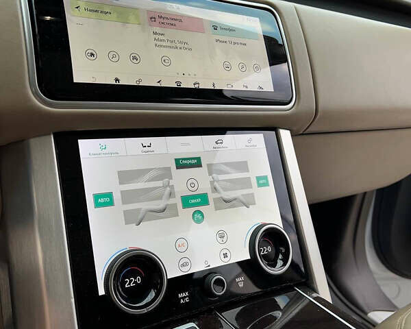 Білий Ленд Ровер Рендж Ровер, об'ємом двигуна 3 л та пробігом 106 тис. км за 47000 $, фото 10 на Automoto.ua