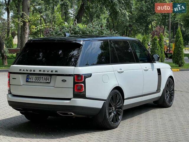 Белый Ленд Ровер Рендж Ровер, объемом двигателя 5 л и пробегом 39 тыс. км за 95000 $, фото 3 на Automoto.ua