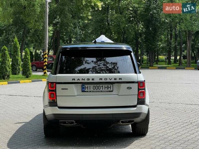 Белый Ленд Ровер Рендж Ровер, объемом двигателя 5 л и пробегом 39 тыс. км за 95000 $, фото 5 на Automoto.ua