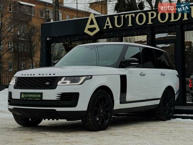 Белый Ленд Ровер Рендж Ровер, объемом двигателя 4.37 л и пробегом 105 тыс. км за 64999 $, фото 2 на Automoto.ua