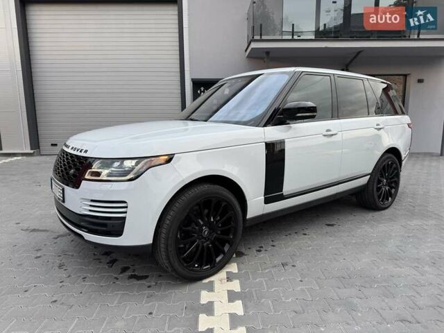 Ленд Ровер Рендж Ровер 2018 в Нововолынск на Automoto.ua Белый Ленд Ровер Рендж Ровер, объемом двигателя 3 л и пробегом 84 тыс. км за 49900 $, фото 10 на Automoto.ua