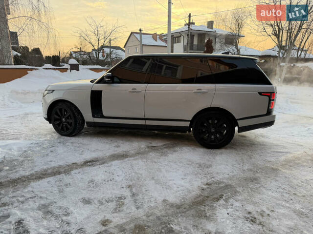 Белый Ленд Ровер Рендж Ровер, объемом двигателя 5 л и пробегом 90 тыс. км за 70000 $, фото 5 на Automoto.ua