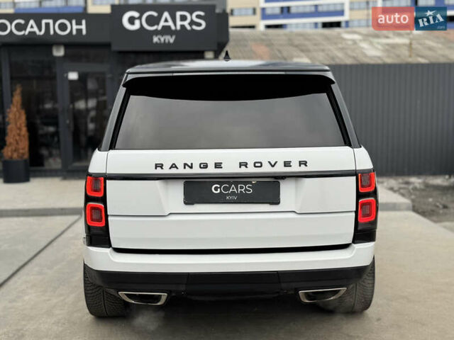 Белый Ленд Ровер Рендж Ровер, объемом двигателя 5 л и пробегом 155 тыс. км за 64999 $, фото 9 на Automoto.ua