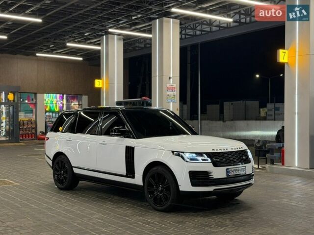 Білий Ленд Ровер Рендж Ровер, об'ємом двигуна 5 л та пробігом 95 тис. км за 69500 $, фото 3 на Automoto.ua