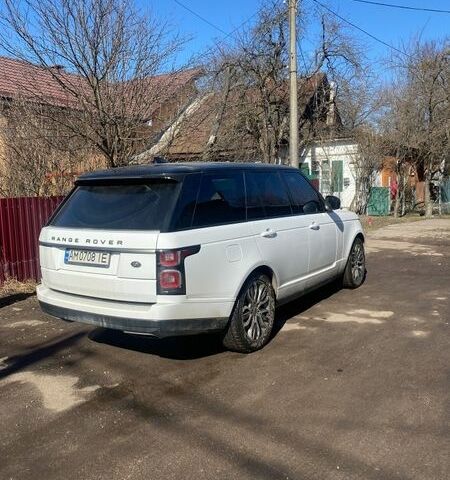 Білий Ленд Ровер Рендж Ровер, об'ємом двигуна 3 л та пробігом 98 тис. км за 51500 $, фото 8 на Automoto.ua