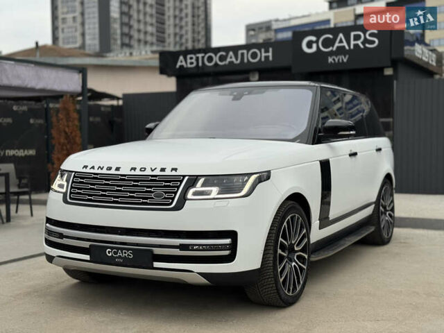Белый Ленд Ровер Рендж Ровер, объемом двигателя 5 л и пробегом 155 тыс. км за 64999 $, фото 1 на Automoto.ua