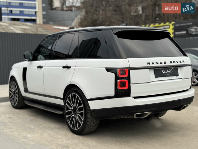 Белый Ленд Ровер Рендж Ровер, объемом двигателя 5 л и пробегом 155 тыс. км за 64999 $, фото 8 на Automoto.ua