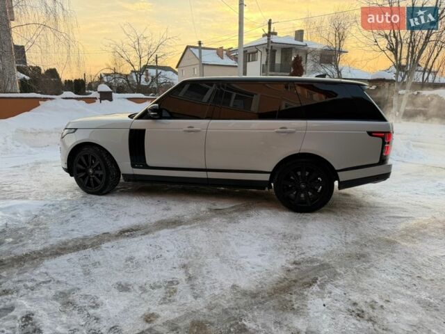 Білий Ленд Ровер Рендж Ровер, об'ємом двигуна 5 л та пробігом 97 тис. км за 65000 $, фото 5 на Automoto.ua