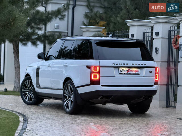 Белый Ленд Ровер Рендж Ровер, объемом двигателя 3 л и пробегом 98 тыс. км за 89000 $, фото 10 на Automoto.ua
