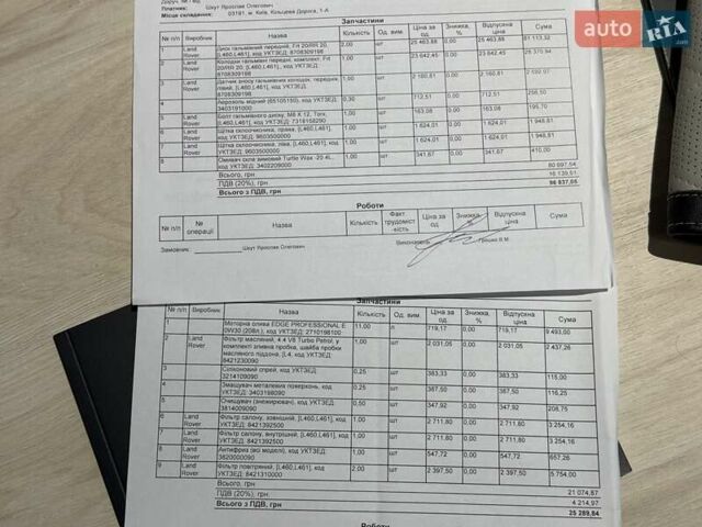 Білий Ленд Ровер Рендж Ровер, об'ємом двигуна 4.4 л та пробігом 44 тис. км за 163000 $, фото 35 на Automoto.ua