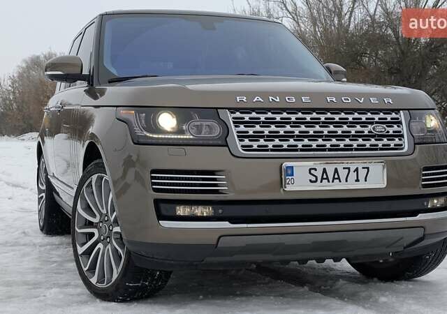 Бежевий Ленд Ровер Рендж Ровер, об'ємом двигуна 4.4 л та пробігом 208 тис. км за 36900 $, фото 3 на Automoto.ua