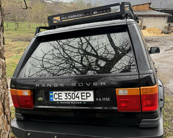 Черный Ленд Ровер Рендж Ровер, объемом двигателя 4.55 л и пробегом 210 тыс. км за 15500 $, фото 1 на Automoto.ua