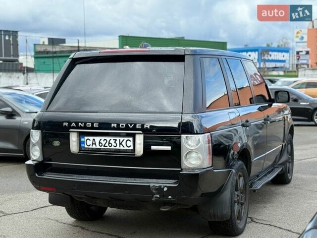 Черный Ленд Ровер Рендж Ровер, объемом двигателя 4.4 л и пробегом 395 тыс. км за 6200 $, фото 5 на Automoto.ua