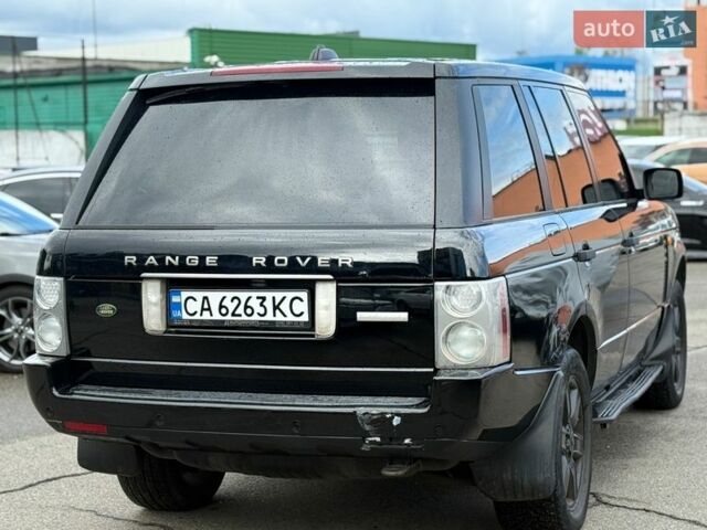 Черный Ленд Ровер Рендж Ровер, объемом двигателя 4.4 л и пробегом 395 тыс. км за 6200 $, фото 4 на Automoto.ua