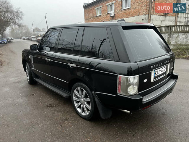 Черный Ленд Ровер Рендж Ровер, объемом двигателя 4.2 л и пробегом 191 тыс. км за 9800 $, фото 9 на Automoto.ua