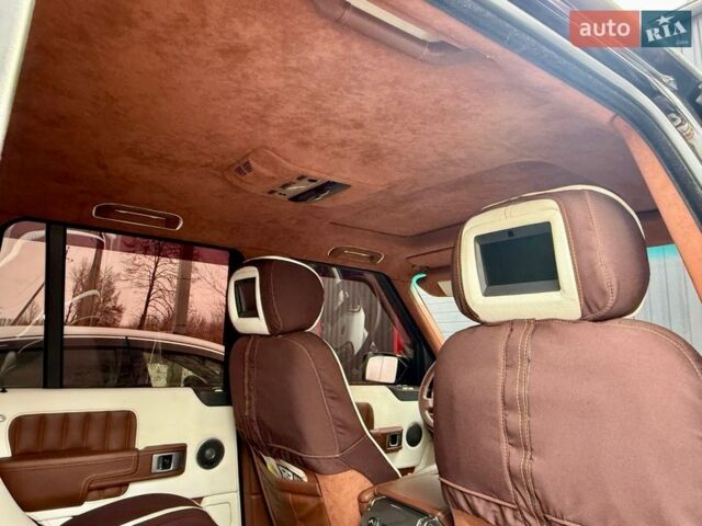 Черный Ленд Ровер Рендж Ровер, объемом двигателя 4.39 л и пробегом 110 тыс. км за 5900 $, фото 15 на Automoto.ua