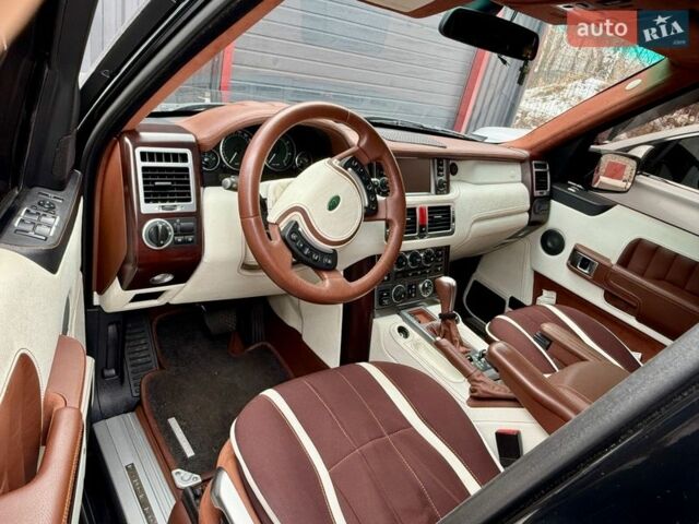 Черный Ленд Ровер Рендж Ровер, объемом двигателя 4.39 л и пробегом 110 тыс. км за 5900 $, фото 7 на Automoto.ua