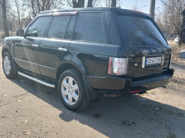 Черный Ленд Ровер Рендж Ровер, объемом двигателя 4.4 л и пробегом 265 тыс. км за 7200 $, фото 3 на Automoto.ua