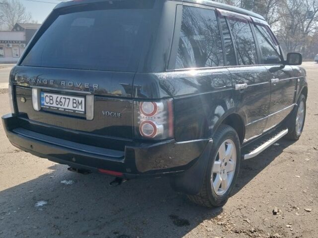 Черный Ленд Ровер Рендж Ровер, объемом двигателя 4.4 л и пробегом 265 тыс. км за 7200 $, фото 4 на Automoto.ua