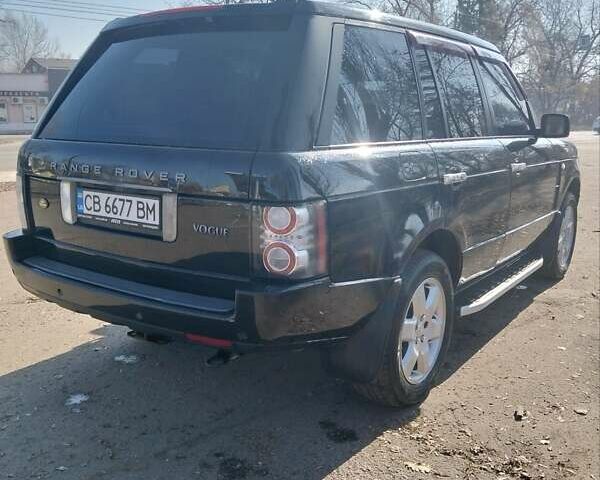 Черный Ленд Ровер Рендж Ровер, объемом двигателя 4.39 л и пробегом 265 тыс. км за 7200 $, фото 3 на Automoto.ua