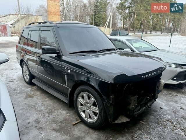 Черный Ленд Ровер Рендж Ровер, объемом двигателя 4.39 л и пробегом 140 тыс. км за 6900 $, фото 4 на Automoto.ua