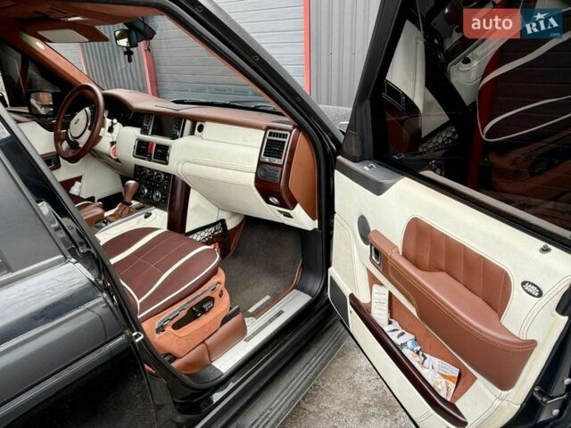 Черный Ленд Ровер Рендж Ровер, объемом двигателя 4.39 л и пробегом 110 тыс. км за 5900 $, фото 10 на Automoto.ua