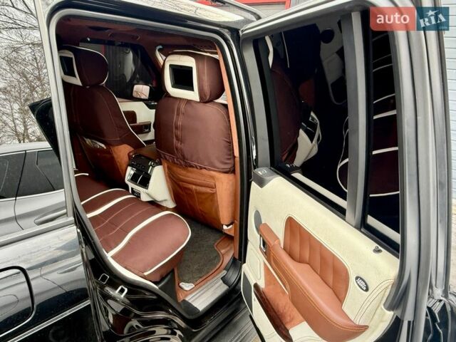 Черный Ленд Ровер Рендж Ровер, объемом двигателя 4.39 л и пробегом 110 тыс. км за 5900 $, фото 13 на Automoto.ua