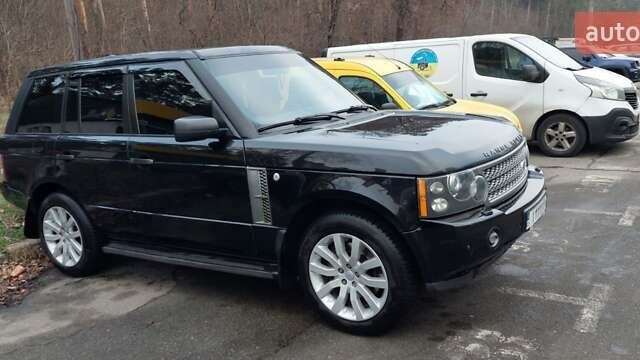 Черный Ленд Ровер Рендж Ровер, объемом двигателя 3.63 л и пробегом 320 тыс. км за 15000 $, фото 1 на Automoto.ua
